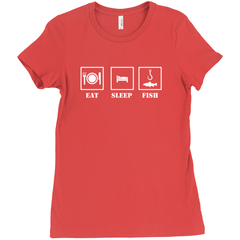 Eat Sleep Fish Women's T-Shirt