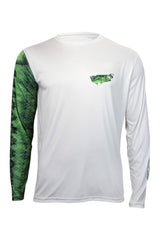 Largemouth Bass Long Sleeve Scale Sun-Shield Youth