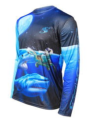 Mens Shark Performance Long Sleeve Youth