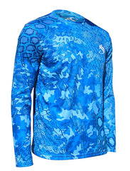 Mens Camo Fishing Sun Shirt