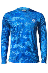 Mens Camo Fishing Sun Shirt