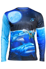 Mens Shark Performance Long Sleeve