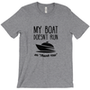 Image of My Boat Doesn't Run On "Thank You" Men's T-Shirt