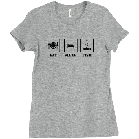Eat Sleep Fish Women's T-Shirt