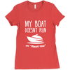 Image of My Boat Doesn't Run On "Thank You" Women's T-Shirt