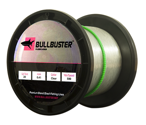 Bullbuster Fluorocarbon Fishing Line - 40 lbs - 0.60 mm