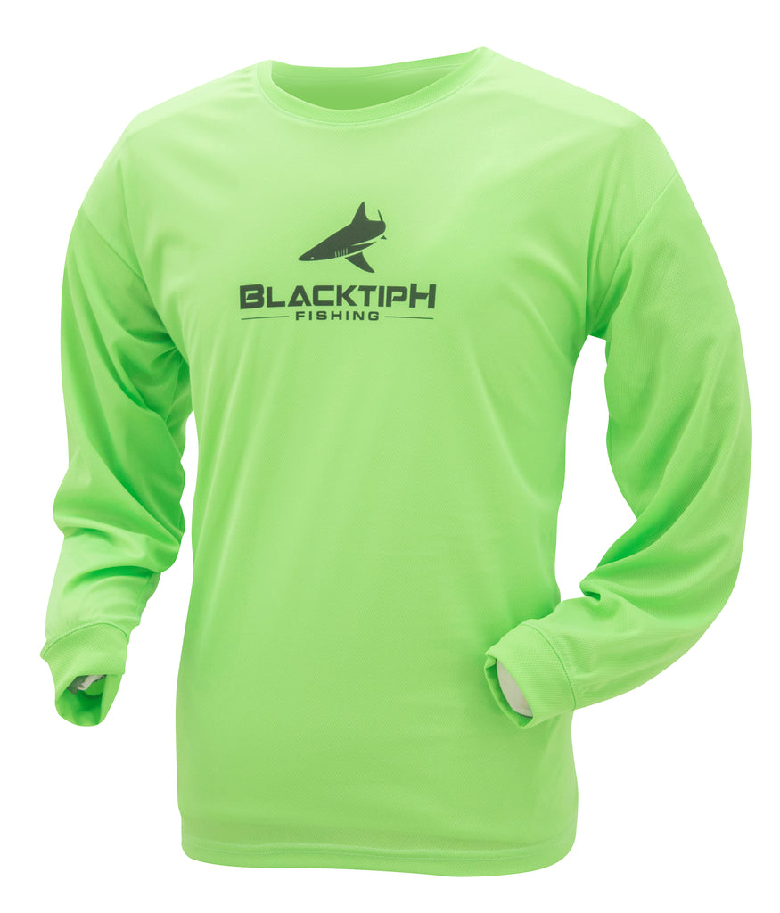 BlacktipH Men's Long Sleeve Fishing Shirt Performance Shoreline