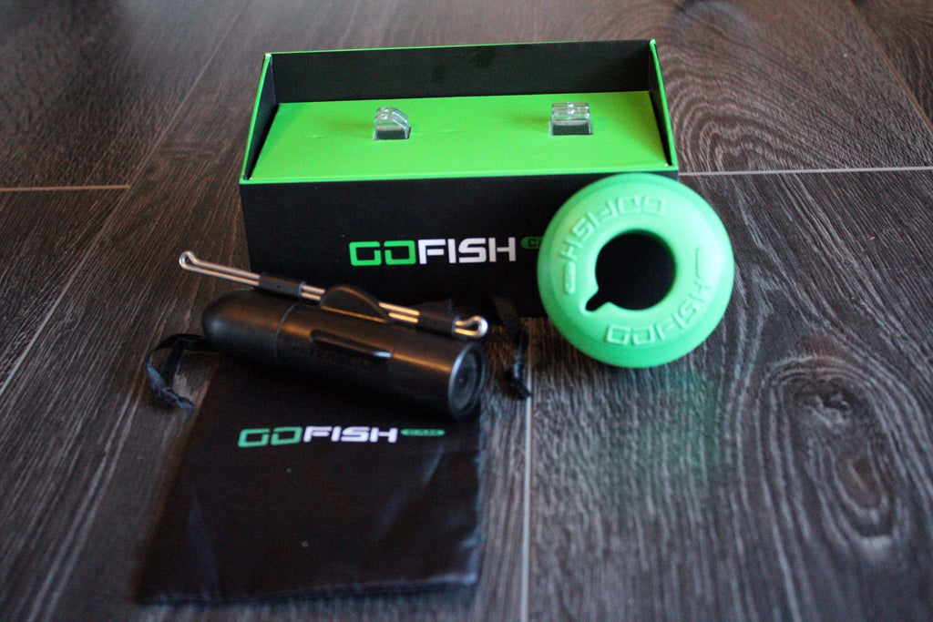 GoFish Cam - wireless underwater fishing camera that sits on your
