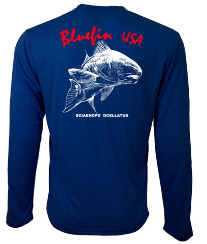 Blue Fin USA Red Drum Technical Tee