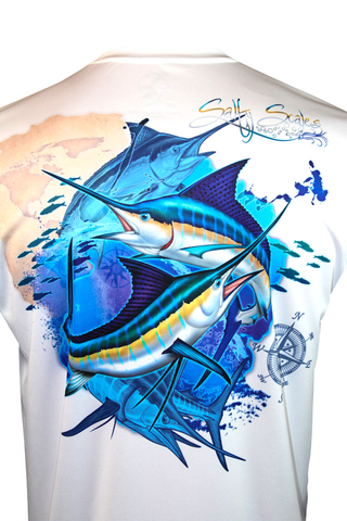 Marlin Long Sleeve Fishing Performance Shirt Youth