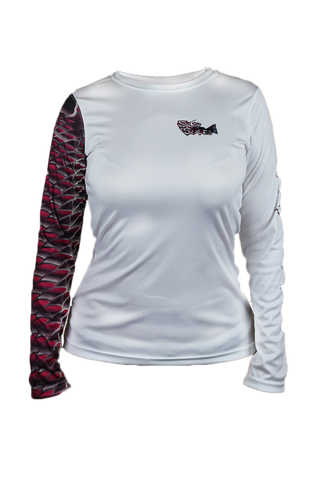Womens Redfish Pink Scale Armour
